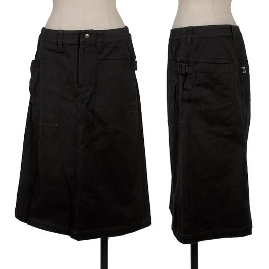 FINAL HOME Pocket Belt Design Skirt Black Size M