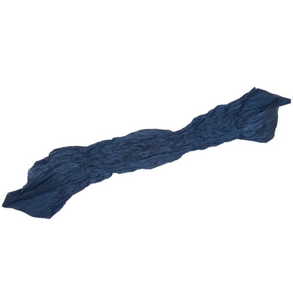 ISSEY MIYAKE Pleated Neck Scarf Blue