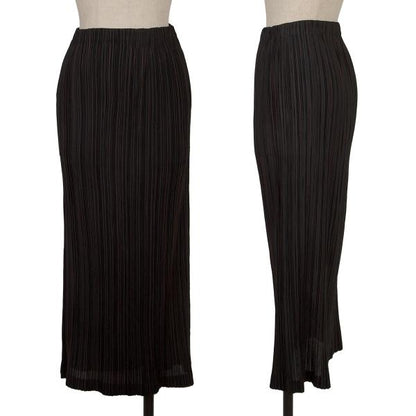 ISSEY MIYAKE WHITELABEL Pleated Stitch Skirt Black Size 1