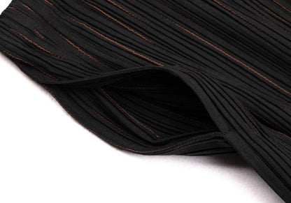 ISSEY MIYAKE WHITELABEL Pleated Stitch Skirt Black Size 1