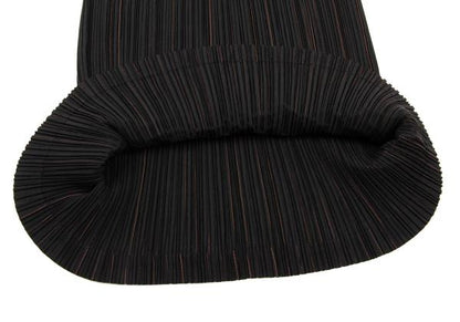 ISSEY MIYAKE WHITELABEL Pleated Stitch Skirt Black Size 1