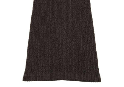 PLEATS PLEASE Lace Pleated V-Neck Dress Brown Size 5