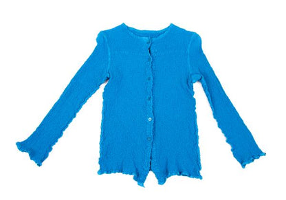 ISSEY MIYAKE me Cauliflower Cardigan Light Blue Size F