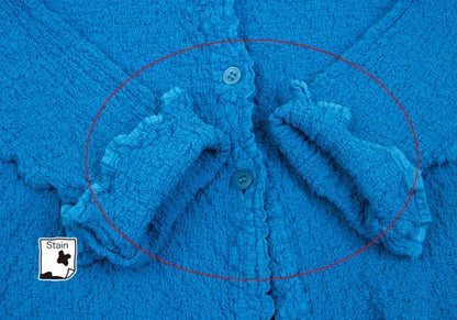 ISSEY MIYAKE me Cauliflower Cardigan Light Blue Size F