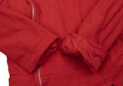 COMME des GARCONS Garment-Dyed Scallop Jacket Red Size M