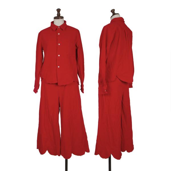 COMME des GARCONS robe de chambre Shirt Red Size M