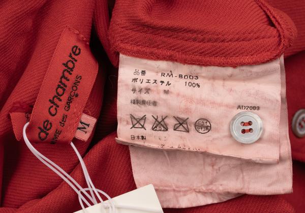 COMME des GARCONS robe de chambre Shirt Red Size M