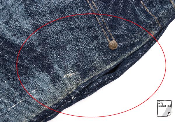 JPG by GAULTIER Jeans Print Denim Skirt Indigo Size 42