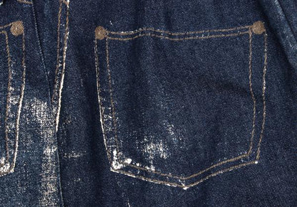 JPG by GAULTIER Jeans Print Denim Skirt Indigo Size 42