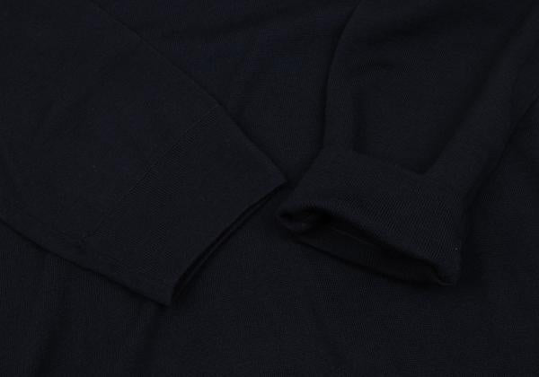 COMME des GARCONS robe de chambre Round Knit Navy Size M