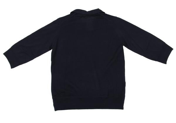 COMME des GARCONS robe de chambre Round Knit Navy Size M