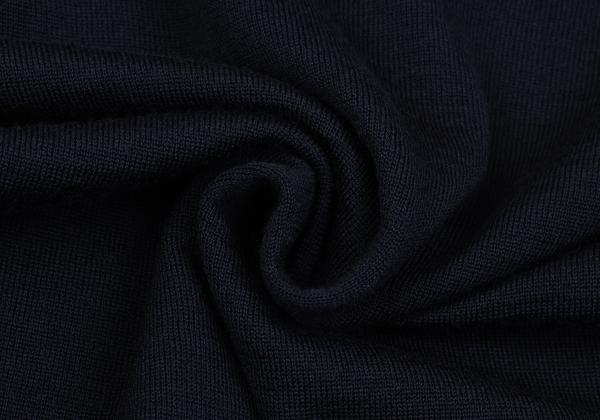 COMME des GARCONS robe de chambre Round Knit Navy Size M