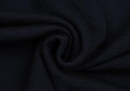 COMME des GARCONS robe de chambre Round Knit Navy Size M