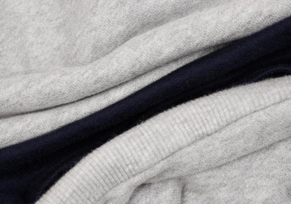 COMME des GARCONS Layered Design Sweatshirt Gray/Navy Size M