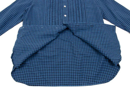 THE STYLIST JAPAN Blue Block Check Cotton Shirt Size XS