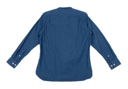 THE STYLIST JAPAN Blue Block Check Cotton Shirt Size XS