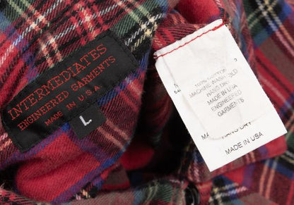 ENGINEERED GARMENTS Tartan Check Flannel Shirt Size L