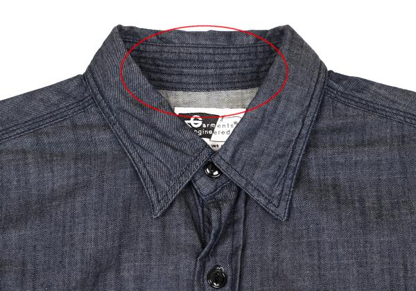 ENGINEERED GARMENTS Cotton Dungaree Work Shirt Size M