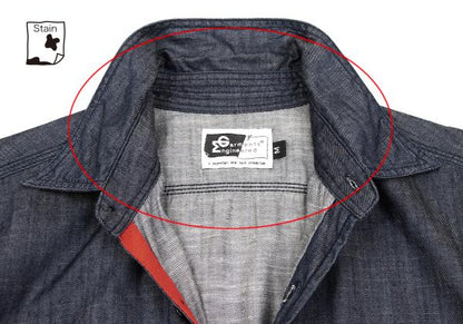 ENGINEERED GARMENTS Cotton Dungaree Work Shirt Size M