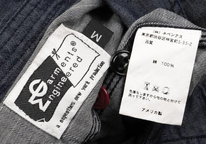 ENGINEERED GARMENTS Cotton Dungaree Work Shirt Size M