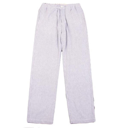 ENGINEERED GARMENTS Seersucker Stripe White Gray Pants Size M