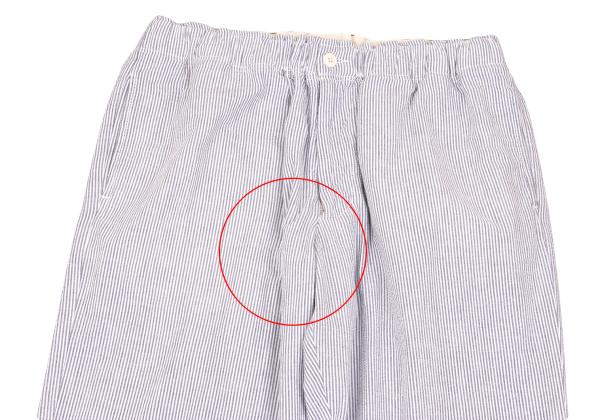 ENGINEERED GARMENTS Seersucker Stripe White Gray Pants Size M