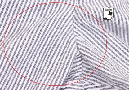 ENGINEERED GARMENTS Seersucker Stripe White Gray Pants Size M
