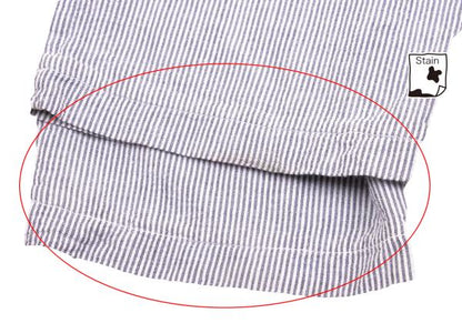 ENGINEERED GARMENTS Seersucker Stripe White Gray Pants Size M