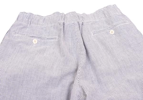 ENGINEERED GARMENTS Seersucker Stripe White Gray Pants Size M