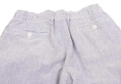 ENGINEERED GARMENTS Seersucker Stripe White Gray Pants Size M