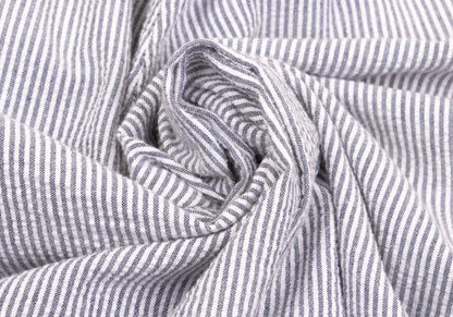 ENGINEERED GARMENTS Seersucker Stripe White Gray Pants Size M