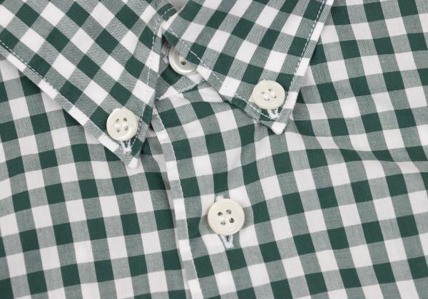 COMME des GARCONS SHIRT Block Check Shirt Green Size S