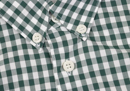 COMME des GARCONS SHIRT Block Check Shirt Green Size S