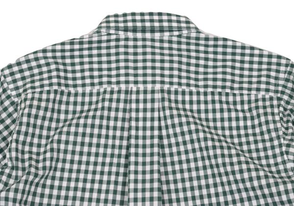 COMME des GARCONS SHIRT Block Check Shirt Green Size S