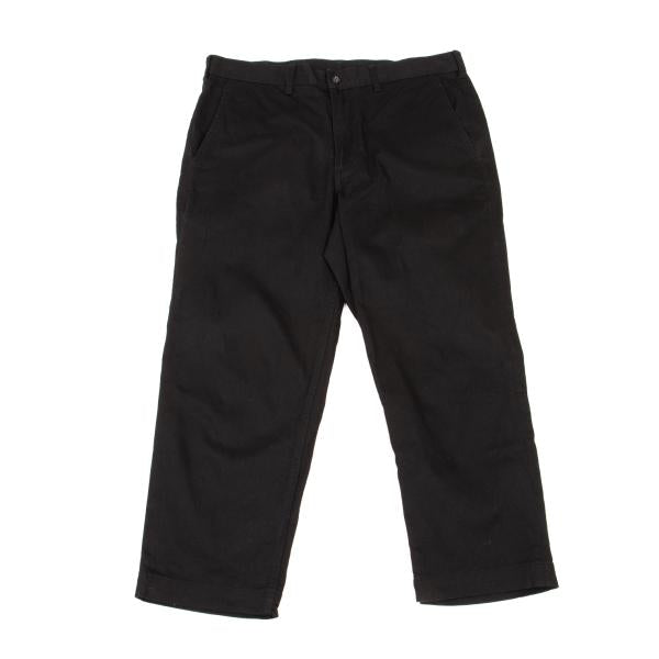 CDG Homme Plus Stretch Cotton Work Pants Black Size L