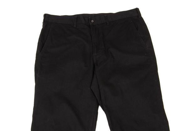 CDG Homme Plus Stretch Cotton Work Pants Black Size L
