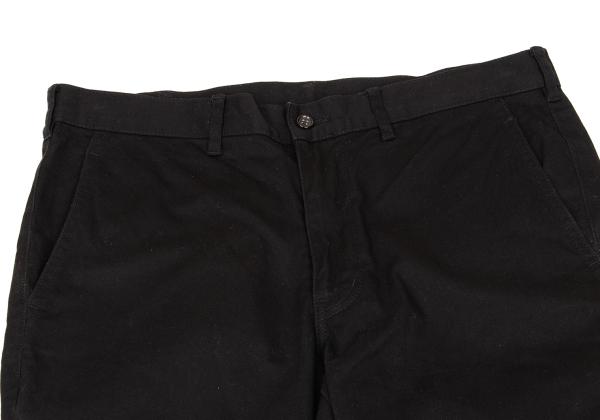 CDG Homme Plus Stretch Cotton Work Pants Black Size L