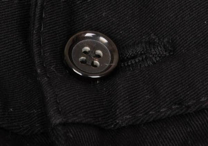 CDG Homme Plus Stretch Cotton Work Pants Black Size L
