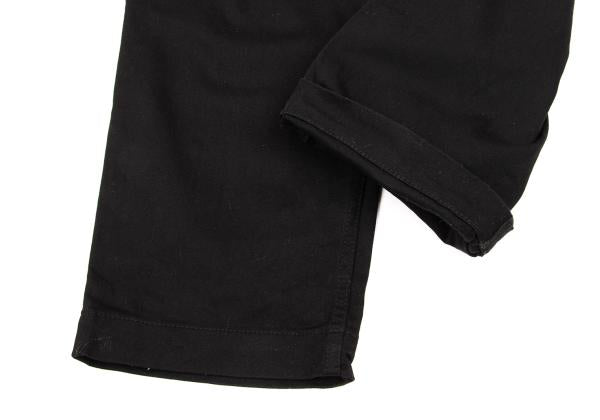 CDG Homme Plus Stretch Cotton Work Pants Black Size L