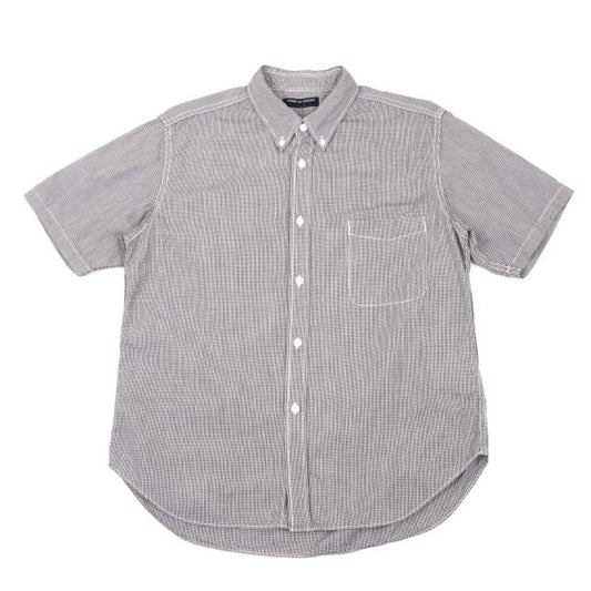 COMME des GARCONS HOMME Pin Check Short B/D Shirt Size S