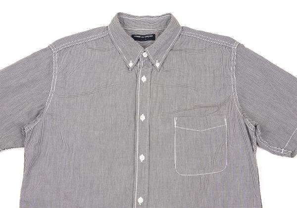COMME des GARCONS HOMME Pin Check Short B/D Shirt Size S