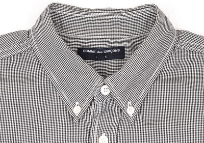 COMME des GARCONS HOMME Pin Check Short B/D Shirt Size S