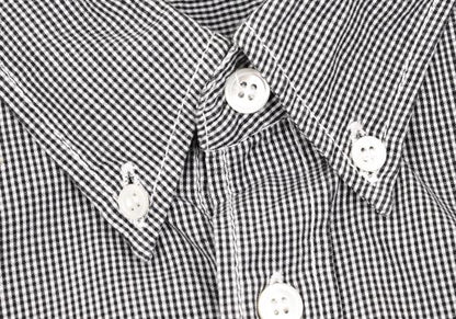 COMME des GARCONS HOMME Pin Check Short B/D Shirt Size S