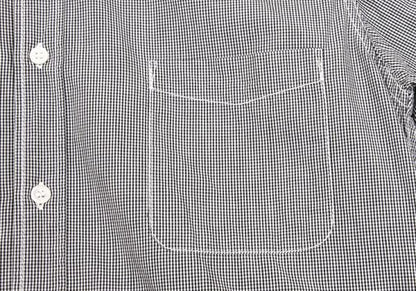 COMME des GARCONS HOMME Pin Check Short B/D Shirt Size S