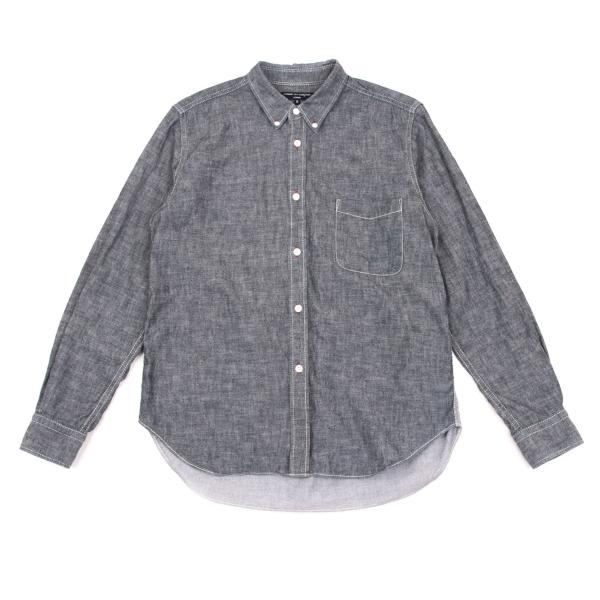 COMME des GARCONS HOMME Color Stitch Shirt Indigo Size S