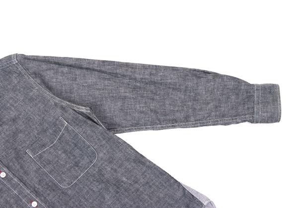 COMME des GARCONS HOMME Color Stitch Shirt Indigo Size S