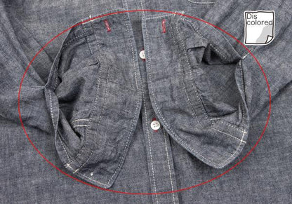 COMME des GARCONS HOMME Color Stitch Shirt Indigo Size S