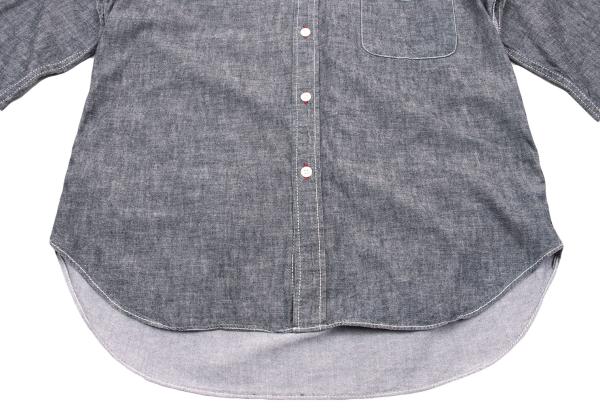 COMME des GARCONS HOMME Color Stitch Shirt Indigo Size S