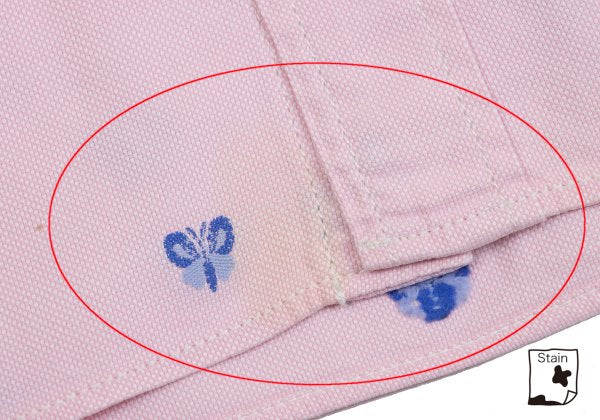 COMME des GARCONS HOMME Butterfly Oxford Shirt Pink Size S