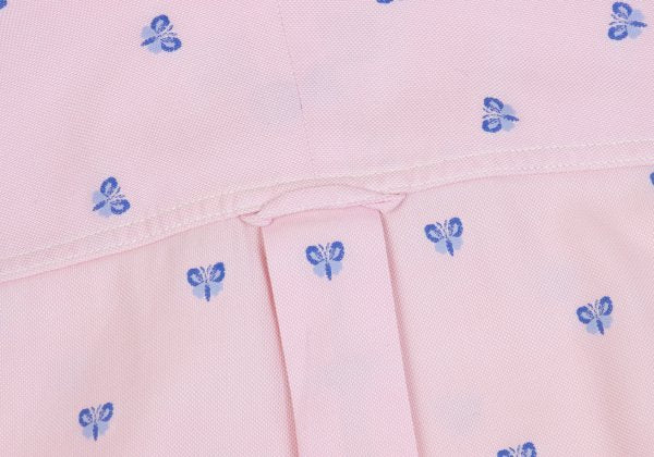 COMME des GARCONS HOMME Butterfly Oxford Shirt Pink Size S